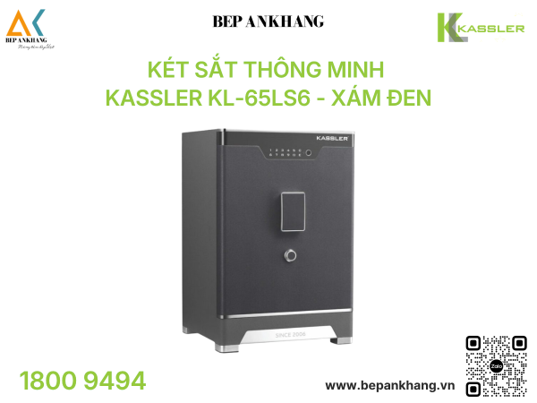 Két sắt thông minh Kassler KL-65LS6 - Xám Đen